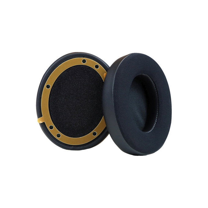 Csere fülpárnák Beats Studio Pro fejhallgatóhoz, Memóriahab + Szövet + bőr, Fekete, Hűtő gél, 1 pár