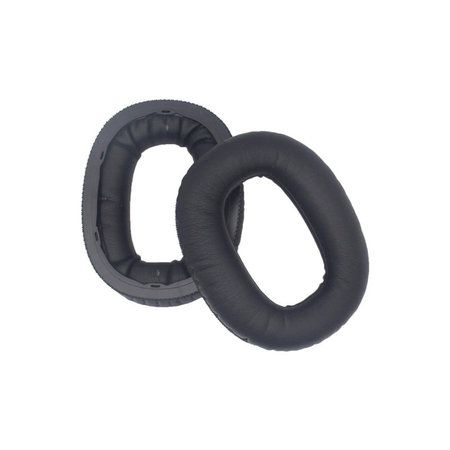 Csere fülpárnák Marshall Monitor II fejhallgatóhoz, Memóriahab + PU bőr, Fekete, 1 pár