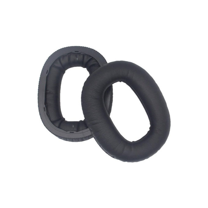 Csere fülpárnák Marshall Monitor II fejhallgatóhoz, Memóriahab + PU bőr, Fekete, 1 pár