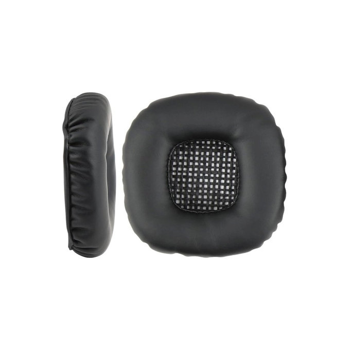 Csere fülpárnák Marshall Major V fejhallgatóhoz, Memóriahab + bőr, Fekete, 1 pár