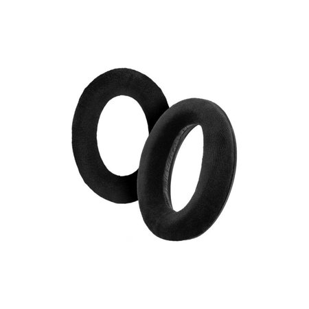 Csere fülpárnák Sennheiser HD545, HD600, HD650 fejhallgatóhoz, Memóriahab + Textil, Fekete, 1 pár