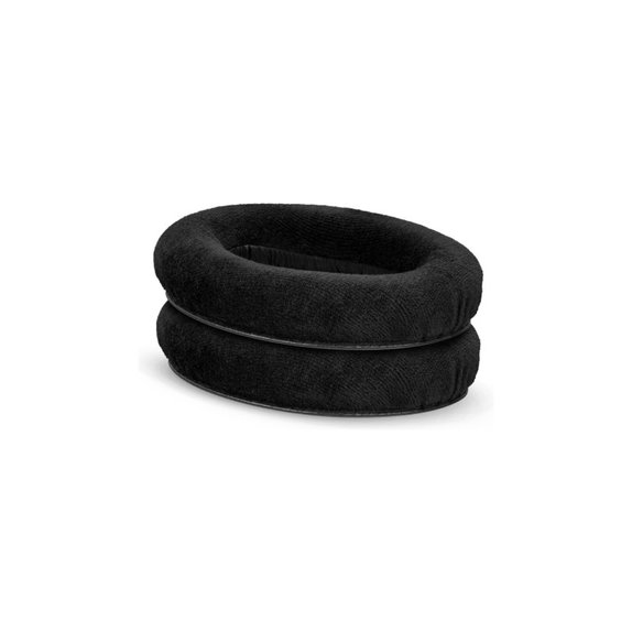 Csere fülpárnák Sennheiser HD545, HD600, HD650 fejhallgatóhoz, Memóriahab + Textil, Fekete, 1 pár