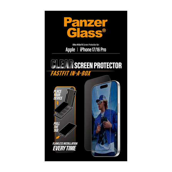 UWF edzett üveg applikátorral Samsung A17/A17 5G, Átlátszó, PanzerGlass