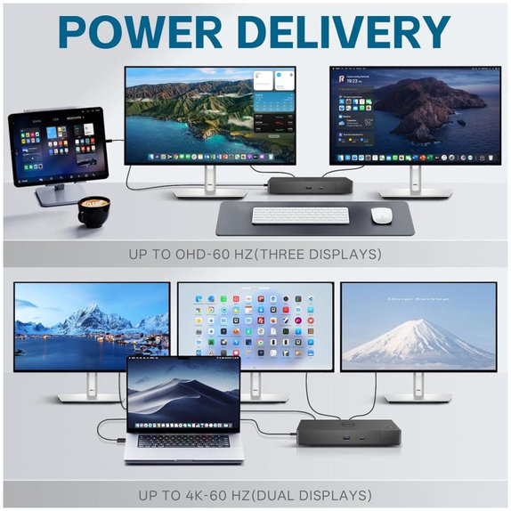 Dell WD19S K20A001 - Dokkoló állomás (USB-C) + 130W Adapter Felújított