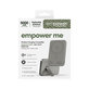 Vezeték nélküli PowerBank 5000 mAh, forgatható állvánnyal 20 W, MagSafe-kompatibilis, Qi2/USB-C, Titán, empower