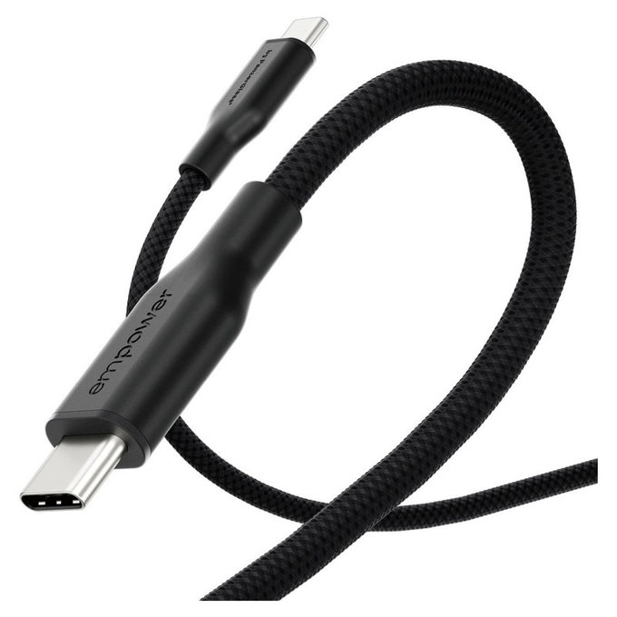 USB-C kábel, 60 W, Racing, 2 m, Space Black, empower