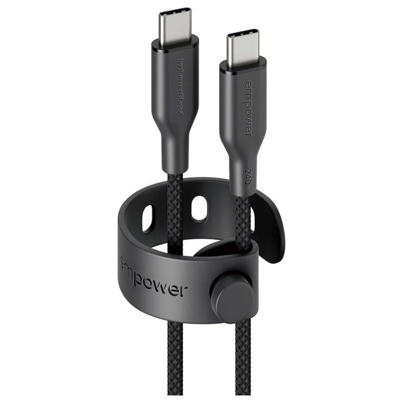 USB-C kábel, 240 W, Racing, 1, 2 m, Space Black, empower