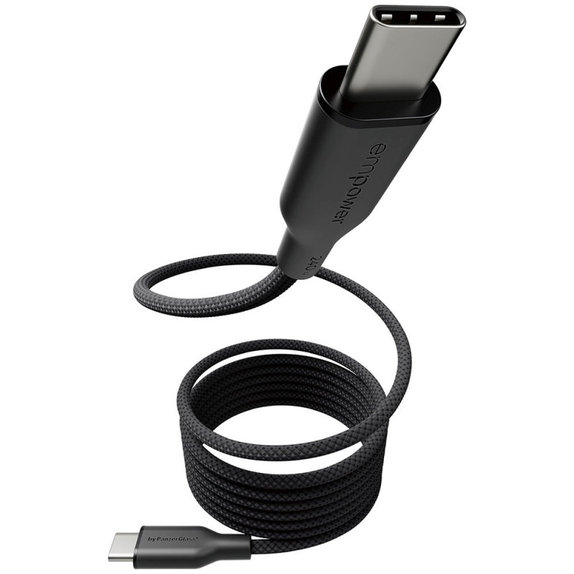 USB-C kábel, 240 W, Magnetic, 1, 5 m, Space Black, empower