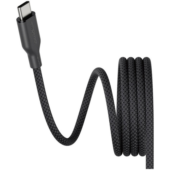 USB-C kábel, 240 W, Magnetic, 1, 5 m, Space Black, empower