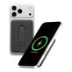 Vezeték nélküli PowerBank 5000 mAh forgatható állvánnyal, 20 W, MagSafe kompatibilis, Qi2/USB-C, Space Black, empower