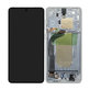 Samsung Galaxy S25 Edge - LCD Kijelző + Érintőüveg + Keret (Titanium Silver) - GH82-37224A Genuine Service Pack