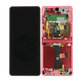 Samsung Galaxy Z Flip 7 F766B - LCD Kijelző + Érintőüveg + Keret (Coralred) - GH82-37581D Genuine Service Pack