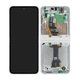Samsung Galaxy Z Flip 7 FE F761B - LCD Kijelző + Érintőüveg + Keret (White) - GH82-37734B Genuine Service Pack