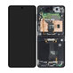 Samsung Galaxy Z Flip 7 F766B - LCD Kijelző + Érintőüveg + Keret (Jetblack) OLED