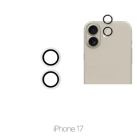 FixPremium Glass - Edzett Üveg Hátsó Kamerához Keret Nélkül iPhone 17