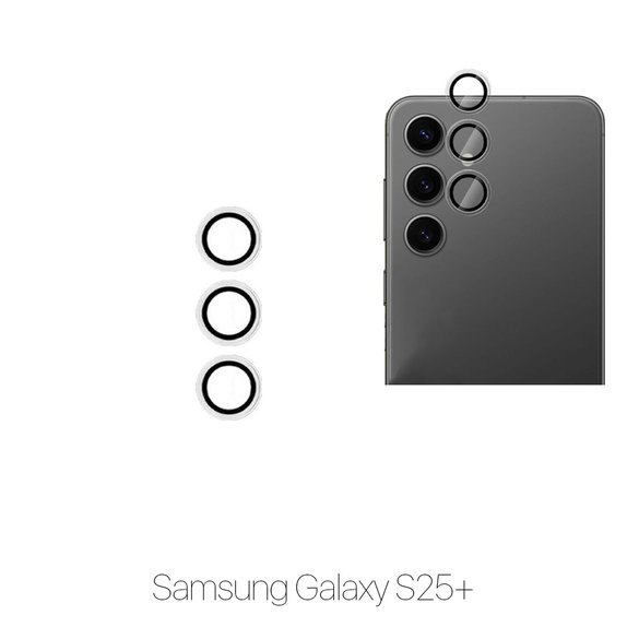 FixPremium Glass - Edzett Üveg Hátsó Kamerához Keret Nélkül Samsung S25+