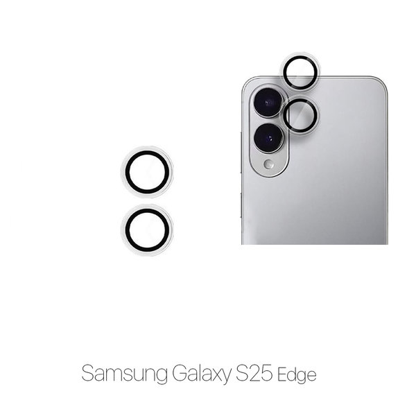 FixPremium Glass - Edzett Üveg Hátsó Kamerához Keret Nélkül Samsung S25 Edge