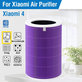 Xiaomi Mi Mijia Air Purifier 4 - HEPA szűrő (Szagszűrő) (Lila)