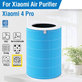Xiaomi Mi Mijia Air Purifier 4 Pro - HEPA szűrő (Antibakteriális) (Kék)