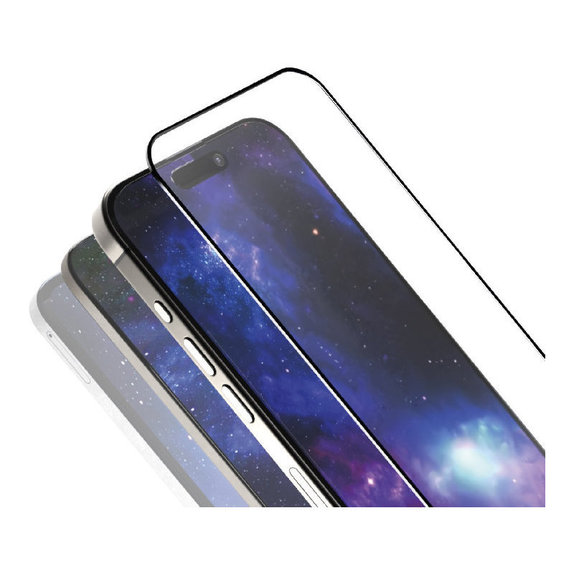 Univerzális edzett üveg Omniglass F, Fekete, SBS