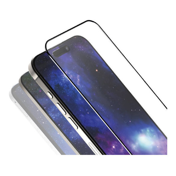 Univerzális edzett üveg Omniglass L, Fekete, SBS