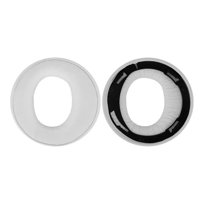 Csere Fülpárnák Sony PlayStation Gold Wireless Stereo PS3, PS4 CECHYA-0083 Fejhallgatóhoz, Memóriahab + PU Bőr, Fehér, 1 Pár