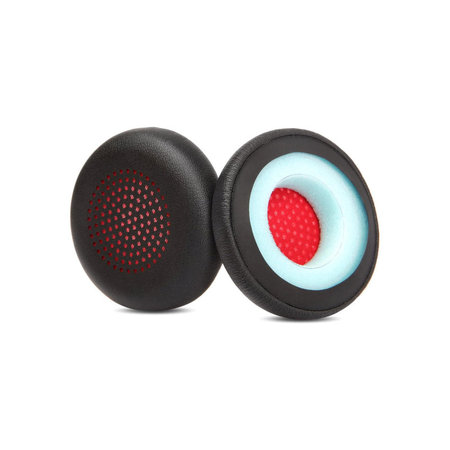 Csere Fülpárnák Poly Blackwire 5200, Voyager 5200 Fejhallgatóhoz, Memóriahab + PU Bőr, Fekete, 1 Pár