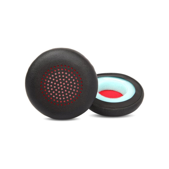 Csere Fülpárnák Poly Blackwire 5200, Voyager 5200 Fejhallgatóhoz, Memóriahab + PU Bőr, Fekete, 1 Pár