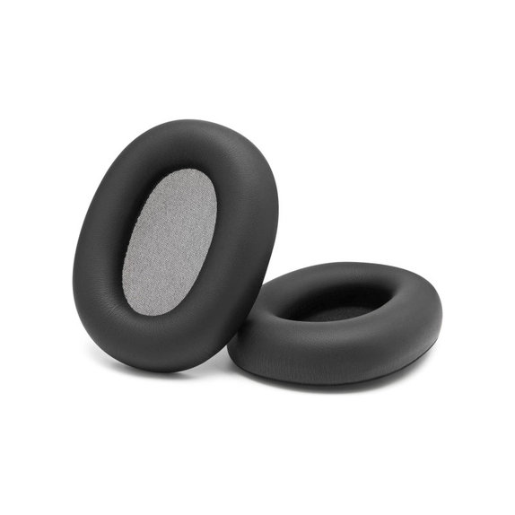 Csere Fülpárnák Sony WH-1000XM6 Fejhallgatóhoz, Memóriahab + PU Bőr, Fekete, 1 Pár