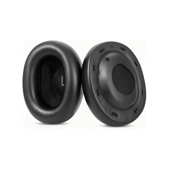 Csere Fülpárnák JBL Tour One M3 Fejhallgatóhoz, Memóriahab + PU Bőr, Fekete, 1 Pár