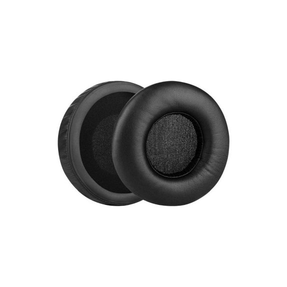 Csere Fülpárnák AKG K845BT, K545, K540 Fejhallgatóhoz, Memóriahab + PU Bőr, Fekete, 1 Pár