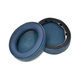 Csere Fülpárnák Anker Soundcore Life Q30, Q35 Fejhallgatóhoz, Memóriahab + PU Bőr, Kék (Varrt), 1 Pár