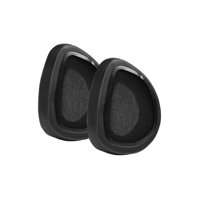 Csere Fülpárnák Asus ROG Delta, Delta S Fejhallgatóhoz, Memóriahab + PU Bőr, Fekete, 1 Pár