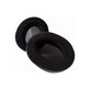 Csere Fülpárnák Audio Technica ATH-M50X, M50XBT, M40X, MSR7 Fejhallgatóhoz, Memóriahab + PU Bőr + Velúr, Fekete, 1 Pár