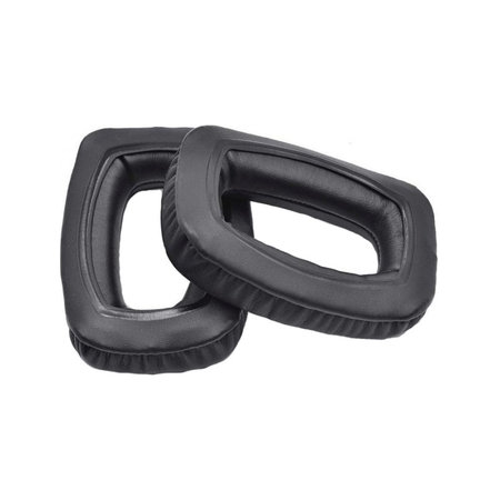 Csere Fülpárnák Beyerdynamic DT 100, DT 150, DT 190 Fejhallgatóhoz, Memóriahab + PU Bőr, Fekete, 1 Pár