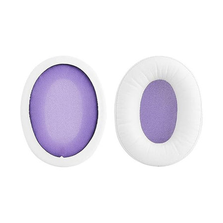 Csere Fülpárnák Kingston HyperX Cloud Alpha Gaming Fejhallgatóhoz, Memóriahab + PU Bőr, Fehér, 1 Pár