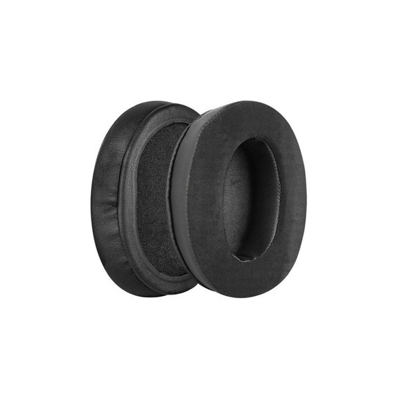 Csere Fülpárnák Kingston HyperX Cloud Fejhallgatóhoz, Memóriahab + Neoprén + PU Bőr, Fekete, 1 Pár
