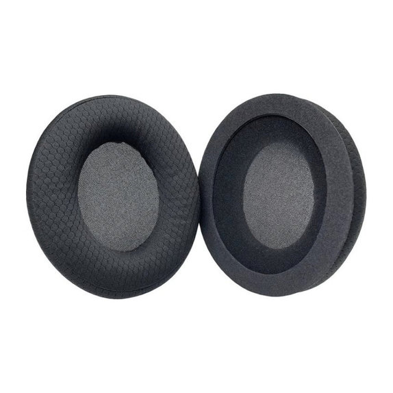 Csere Fülpárnák Kingston HyperX Stinger Core Fejhallgatóhoz, Memóriahab + Textil, Fekete, 1 Pár