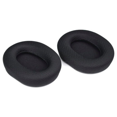 Csere Fülpárnák Razer Blackshark V2, V2X, V2 Pro, V2 SE Fejhallgatóhoz, Memóriahab + Textil, Fekete, 1 Pár