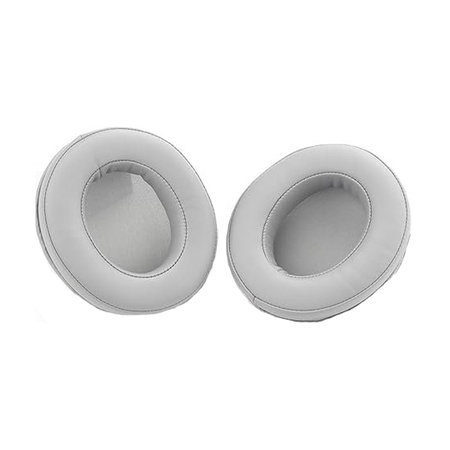 Csere Fülpárnák Razer Nari és Kraken Fejhallgatóhoz, Memóriahab + PU Bőr + Neoprén, Szürke, 1 Pár