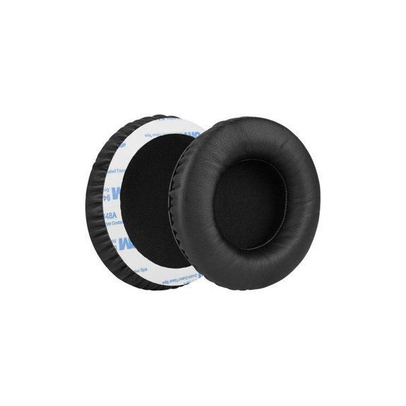 Csere Fülpárnák SteelSeries Siberia 200, V1, V2, V3 Prism Fejhallgatóhoz, Memóriahab + PU Bőr, Fekete, 1 Pár