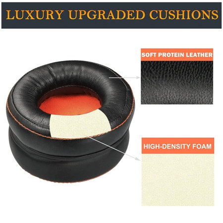 Csere Fülpárnák SteelSeries Siberia 800, 840, 9H Fejhallgatóhoz, Memóriahab + Textil, Fekete, 1 Pár