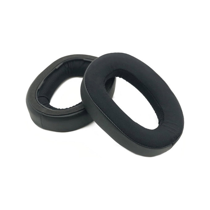 Csere Fülpárnák Sennheiser GSP500, GSP600 Fejhallgatóhoz, Memóriahab + PU Bőr, Fekete, Hűtő Gél, 1 Pár