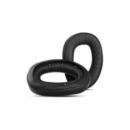 Csere Fülpárnák Sennheiser GSP300, GSP350, GSP370 Fejhallgatóhoz, Memóriahab + PU Bőr, Fekete, Hűtő Gél, 1 Pár