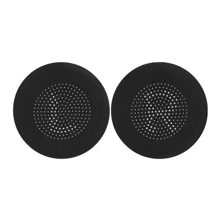 Csere Fülpárnák Jabra Evolve 75, 75+, UC, MS Fejhallgatóhoz, Memóriahab + PU Bőr, Fekete, Hűtő Gél, 1 Pár