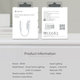 Smart adapter 3,5mm Jack / Lightning, fehér, Devia