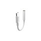Smart adapter 3,5mm Jack / USB-C, fehér, Devia