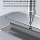 FullCover edzett üveg applikátorral iPhone 15 Pro Max, Devia
