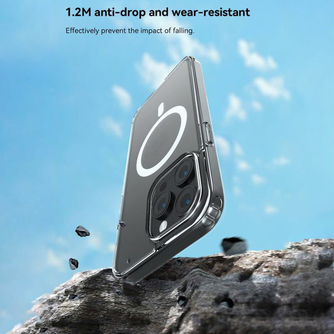 MagSafe Clear tok iPhone 15 Plus, átlátszó, Devia