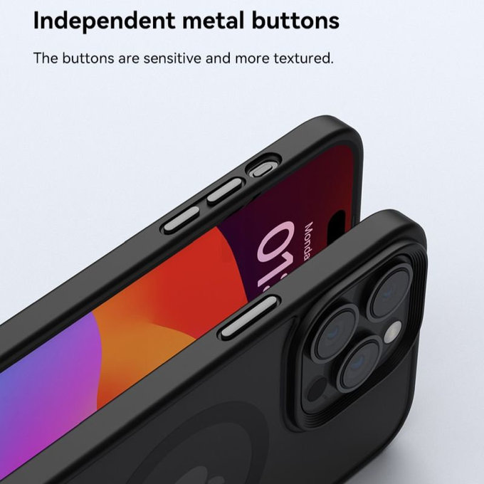 MagSafe Pino tok iPhone 15, fekete, Devia